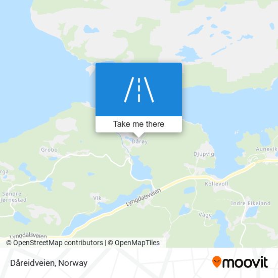 Dåreidveien map