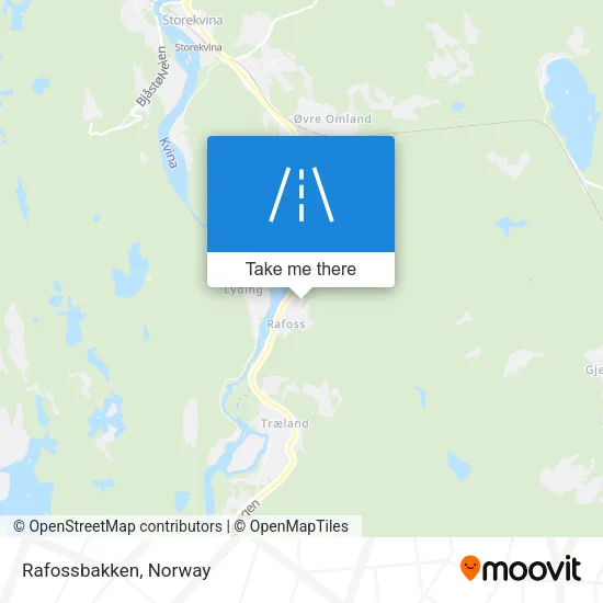 Rafossbakken map