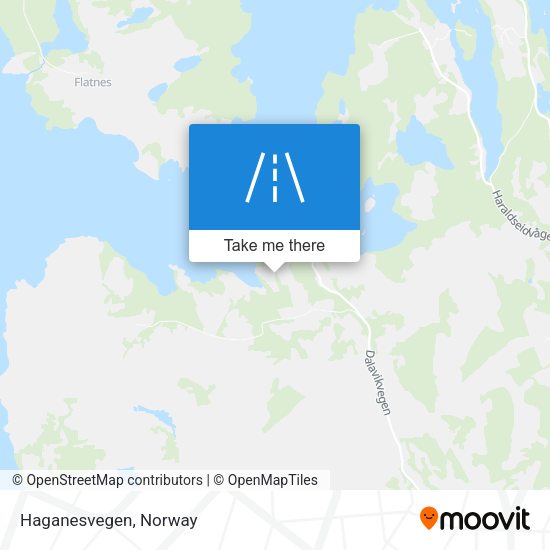 Haganesvegen map