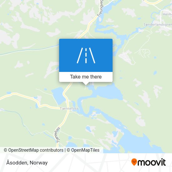 Åsodden map