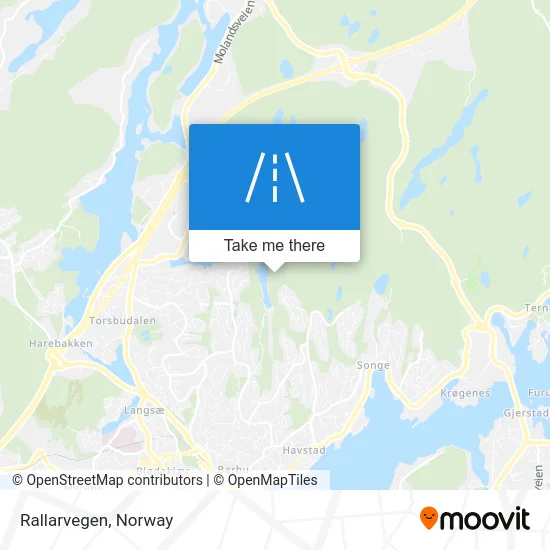 Rallarvegen map