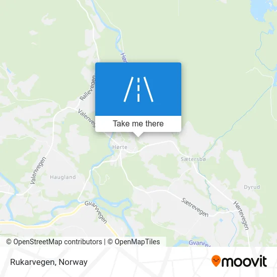 Rukarvegen map