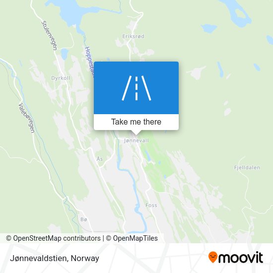 Jønnevaldstien map