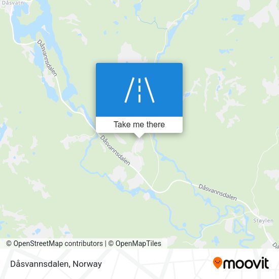 Dåsvannsdalen map