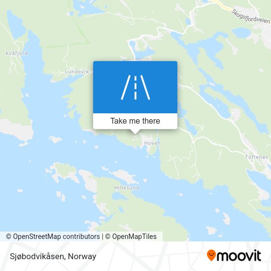 Sjøbodvikåsen map