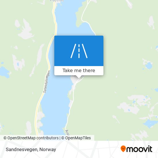 Sandnesvegen map