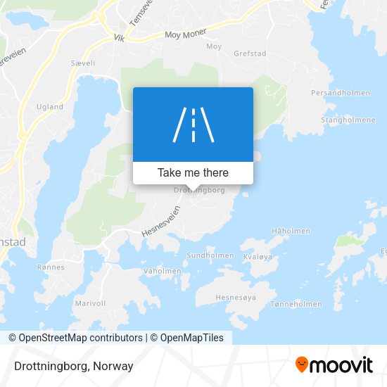 Drottningborg map