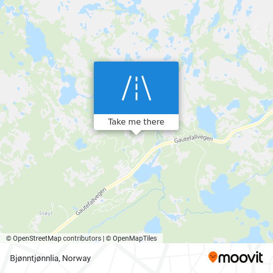 Bjønntjønnlia map