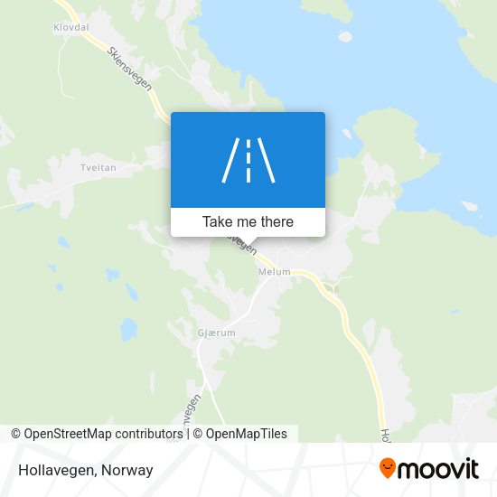 Hollavegen map