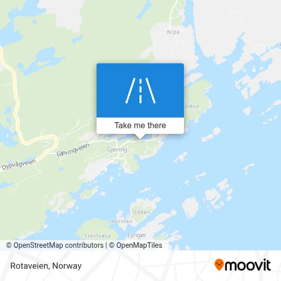 Rotaveien map