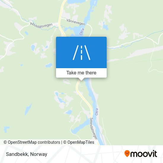 Sandbekk map