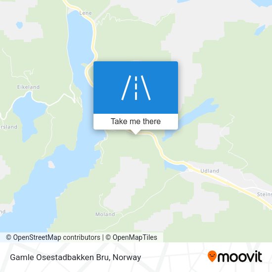 Gamle Osestadbakken Bru map
