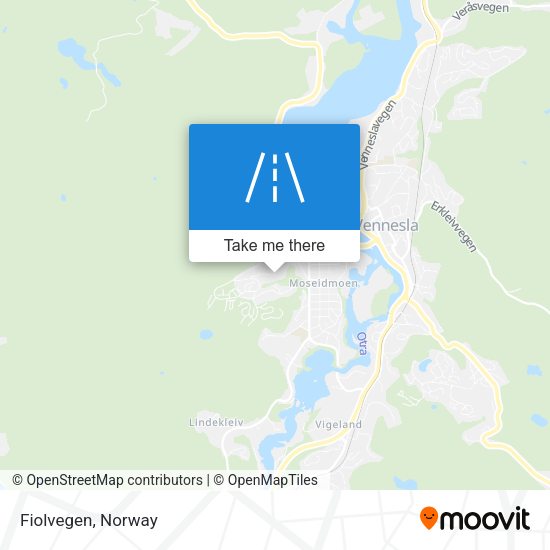 Fiolvegen map