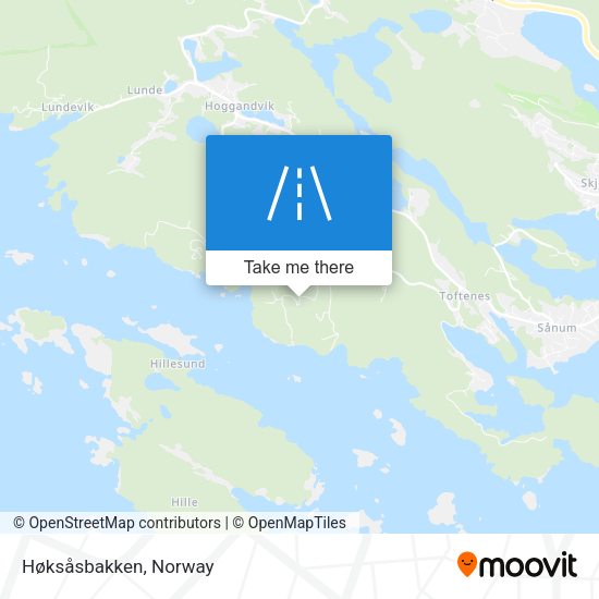 Høksåsbakken map