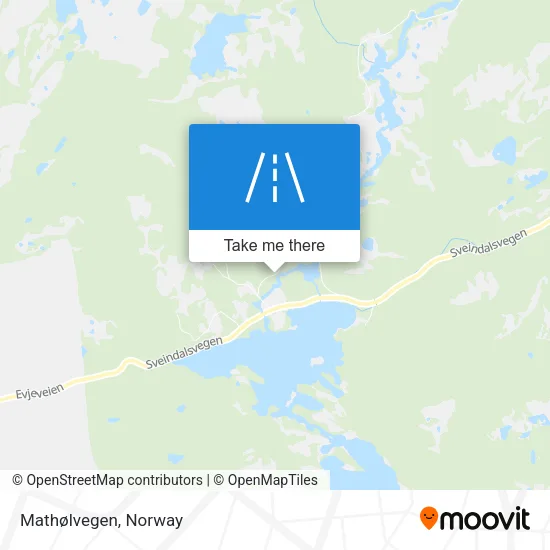 Mathølvegen map