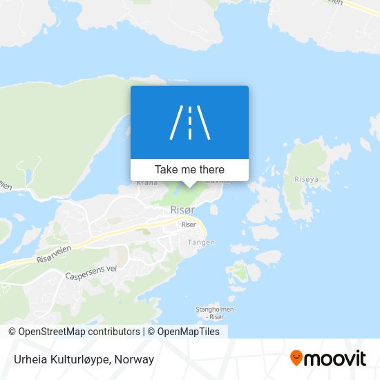 Urheia Kulturløype map