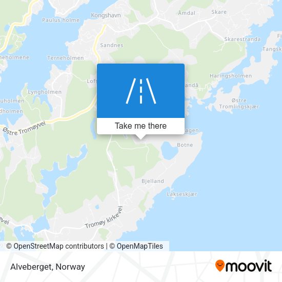 Alveberget map