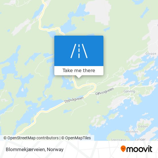 Blommekjærveien map