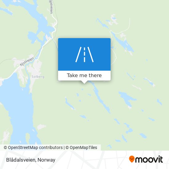 Blådalsveien map