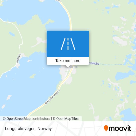 Longeraksvegen map