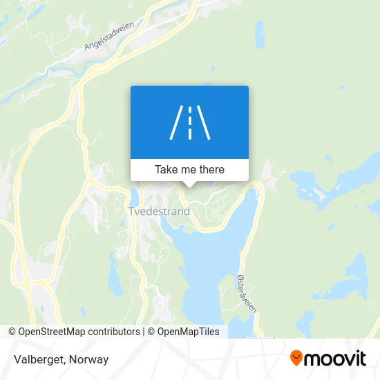 Valberget map