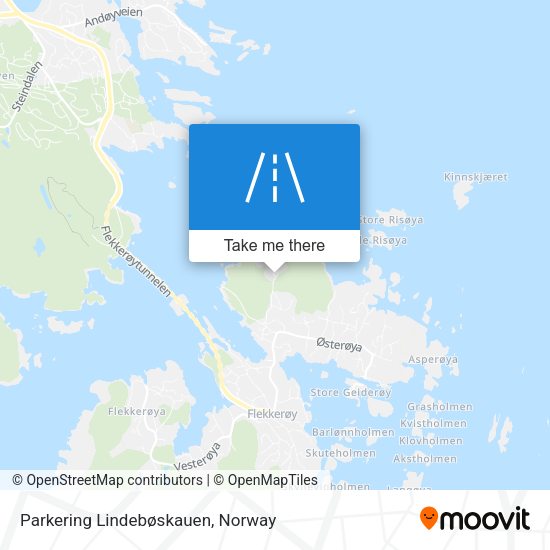 Parkering Lindebøskauen map