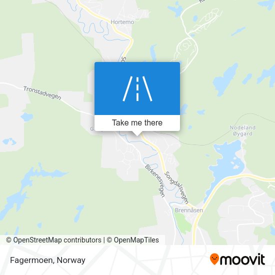 Fagermoen map