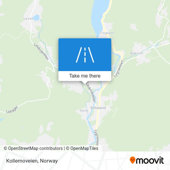 Kollemoveien map