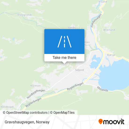 Gravshaugvegen map