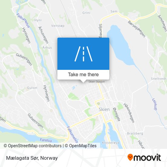 Mælagata Sør map