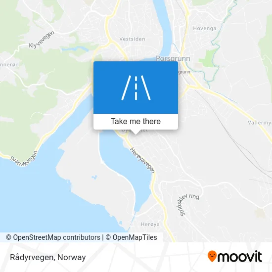 Rådyrvegen map
