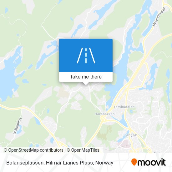 Balanseplassen, Hilmar Lianes Plass map