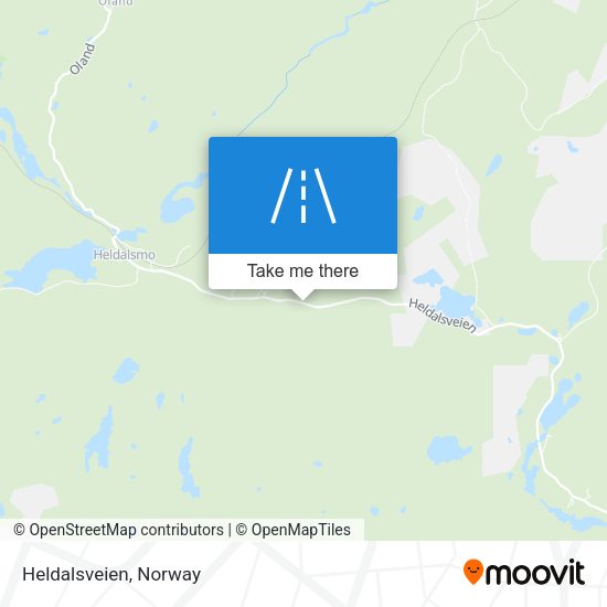 Heldalsveien map