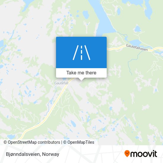 Bjønndalsveien map