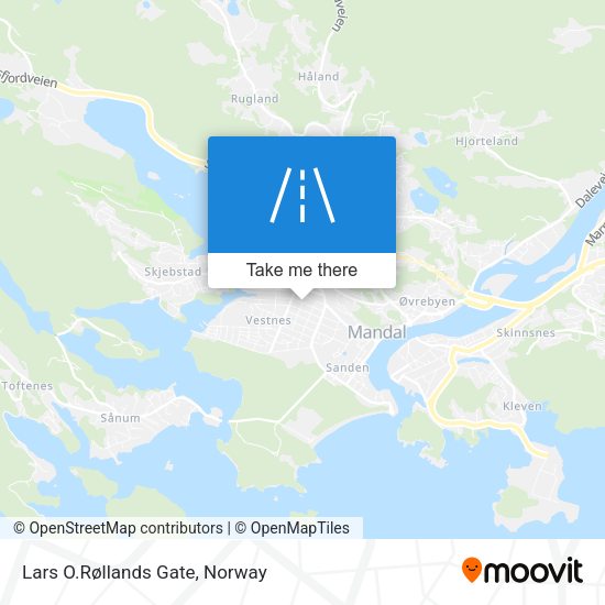 Lars O.Røllands Gate map