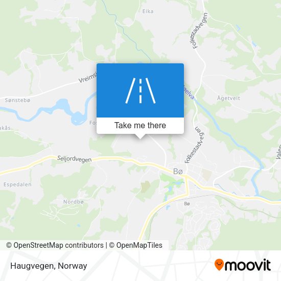 Haugvegen map