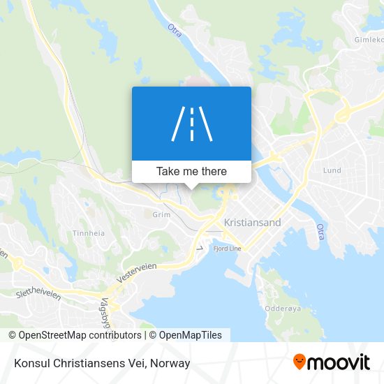 Konsul Christiansens Vei map