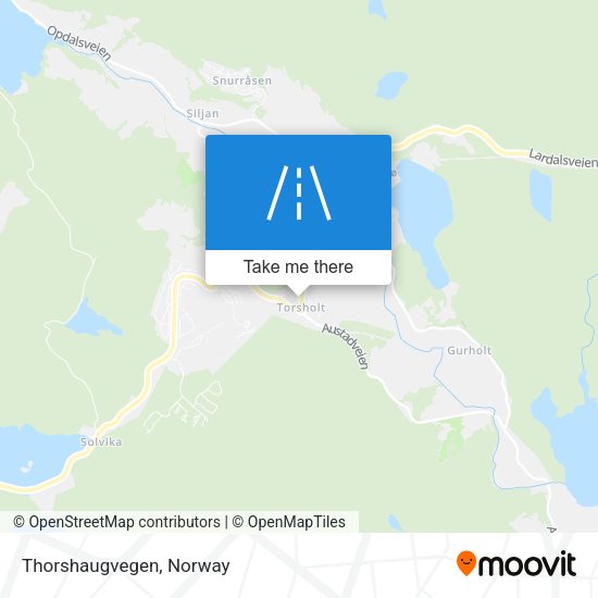 Thorshaugvegen map