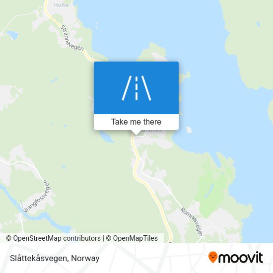 Slåttekåsvegen map