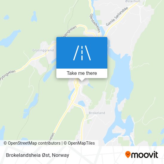 Brokelandsheia Øst map