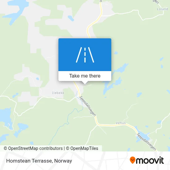 Homstean Terrasse map