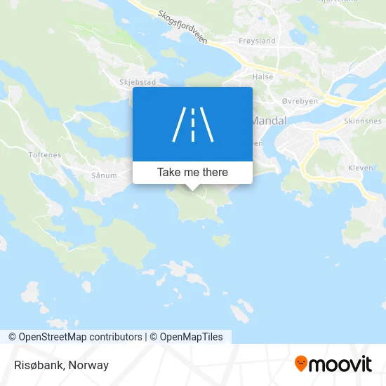 Risøbank map