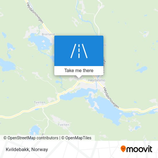 Kvildebakk map