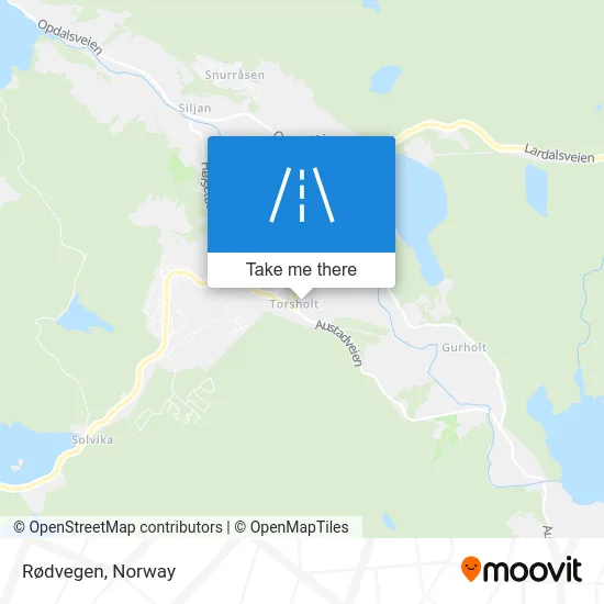 Rødvegen map