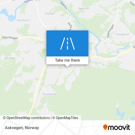 Askvegen map