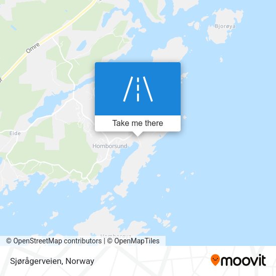 Sjørågerveien map