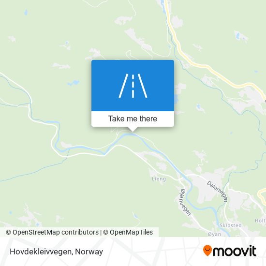 Hovdekleivvegen map