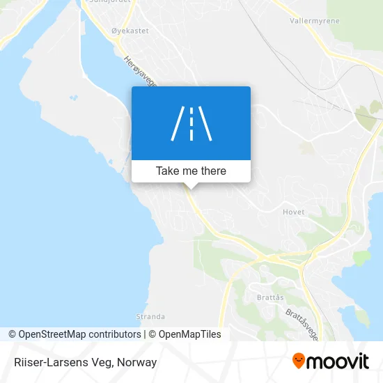 Riiser-Larsens Veg map