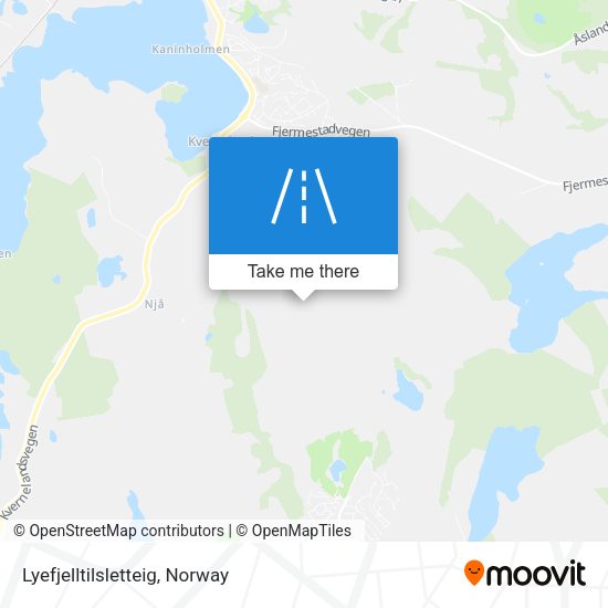 Lyefjelltilsletteig map