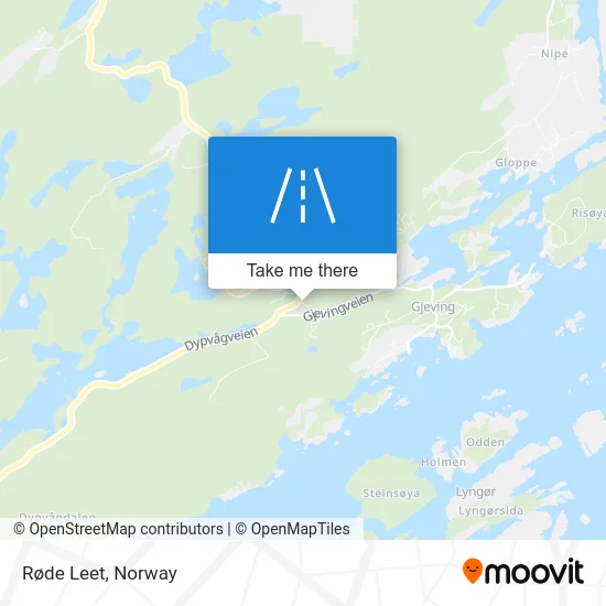 Røde Leet map